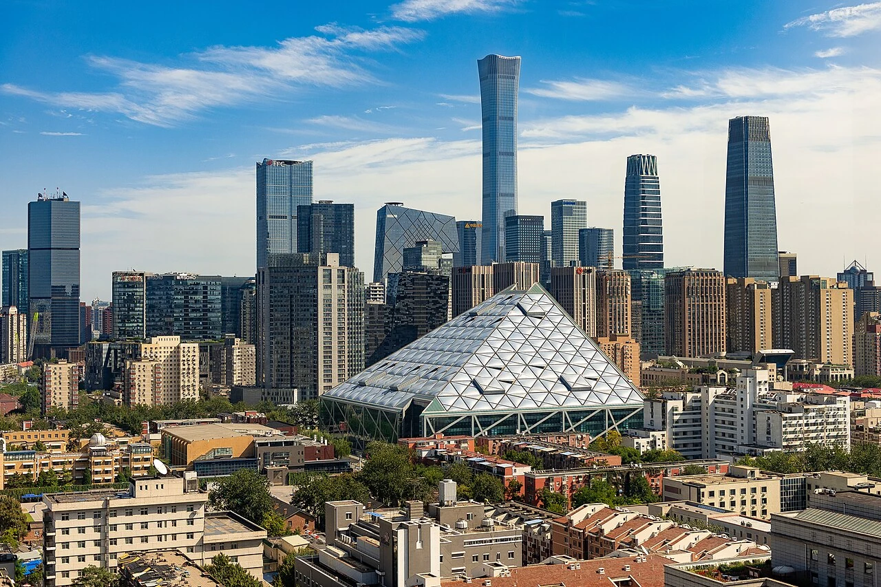 Beijing central business district in Beijing