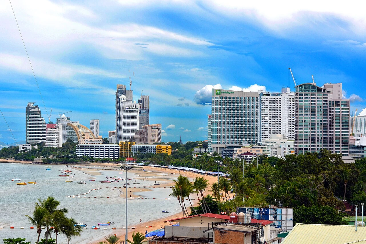 Coastal skyline in Pattaya