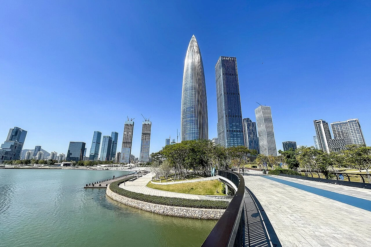 Shenzhen Bay business district in Shenzhen