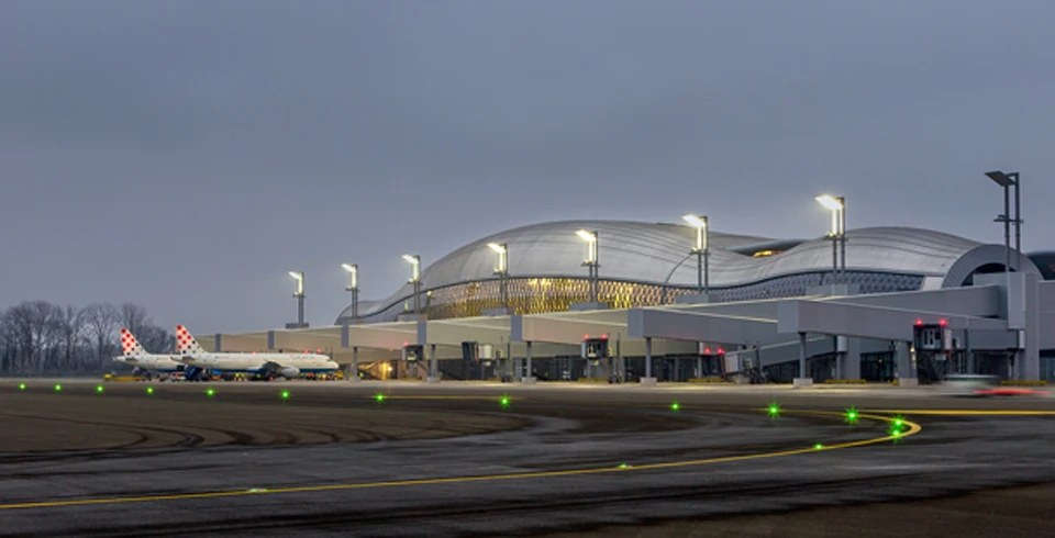 Franjo Tudman Airport terminal in Zagreb